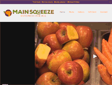 Tablet Screenshot of main-squeeze.com